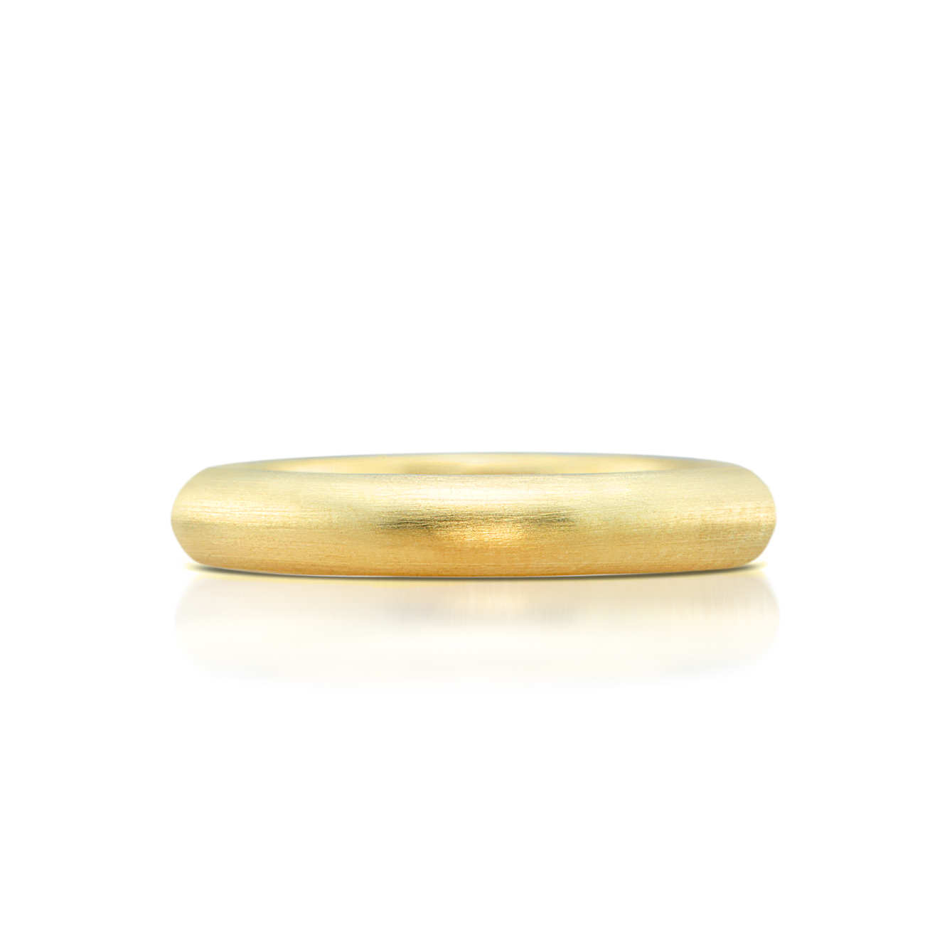 이리스플레인 반지 옐로우골드 (3.5mm)